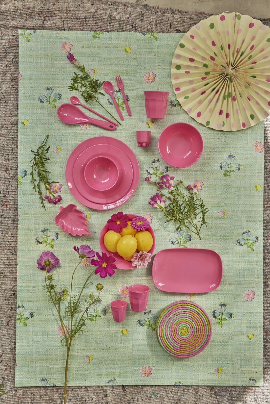 Rady トロピカルピンク メラミンプレート 2枚セット Amazon.co.jp