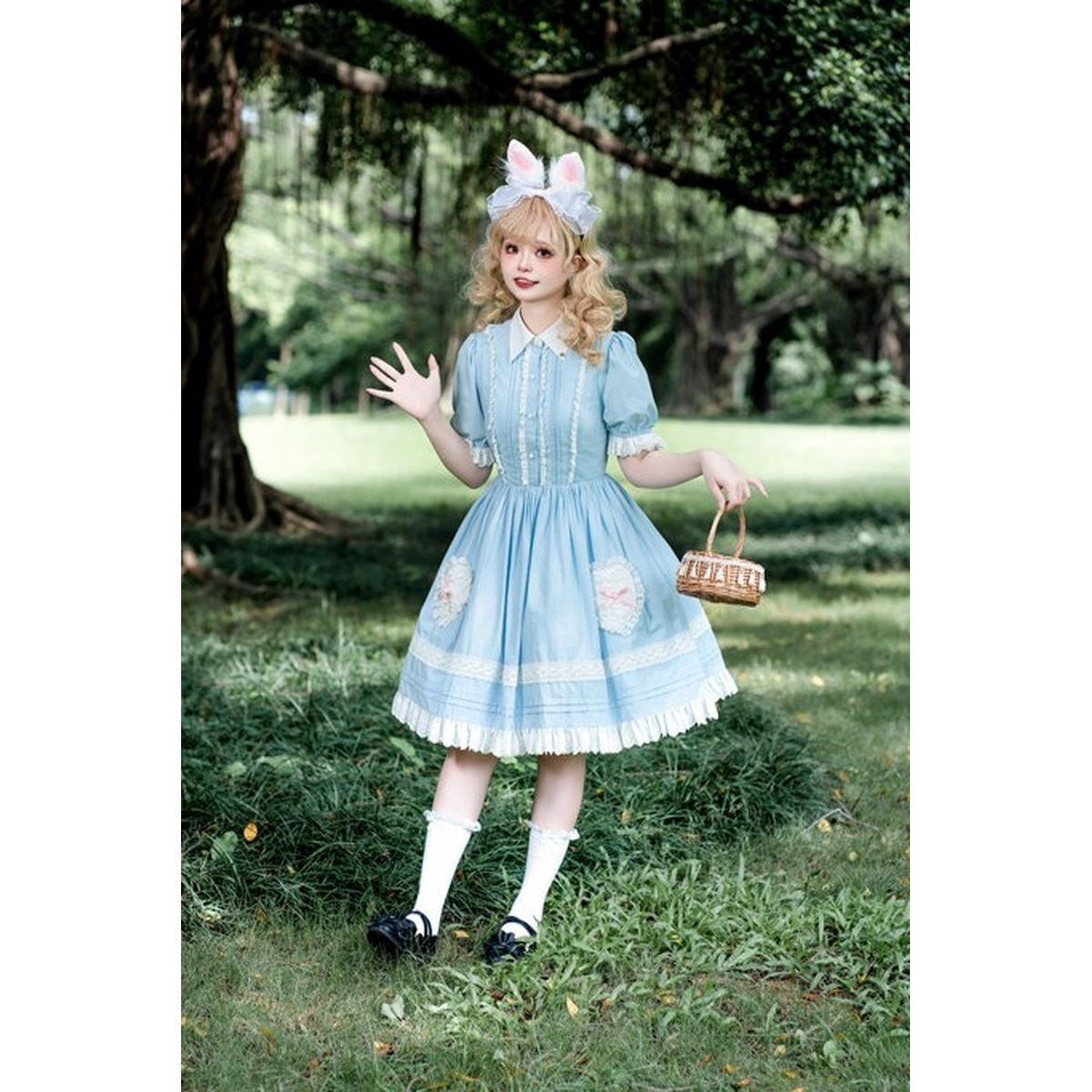 アリスのティータイム・うさぎエプロンメイド服セット | Maiden's Rêve