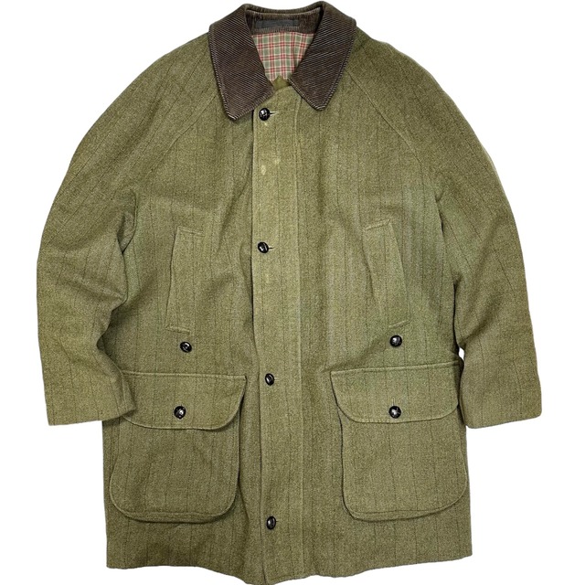 90s Barbour Derbytweedc46 ◎美品ダービーツイード - ステンカラーコート