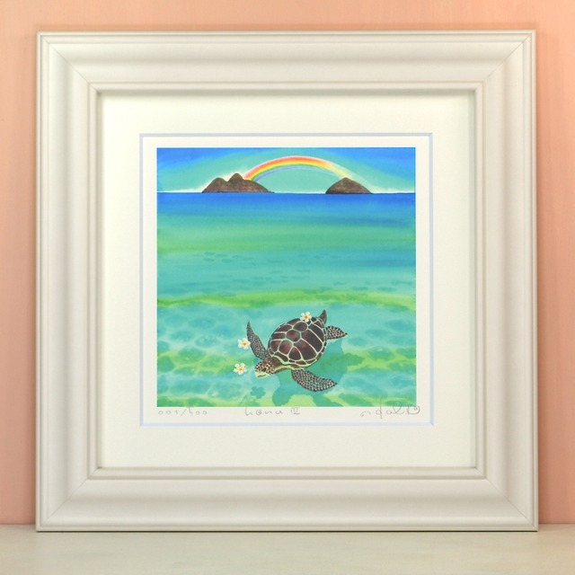 栗乃木ハルミ「honu3」 rタイプ　　　　　　　　　　　　　　　　　　　　絵画・ 額入りアート