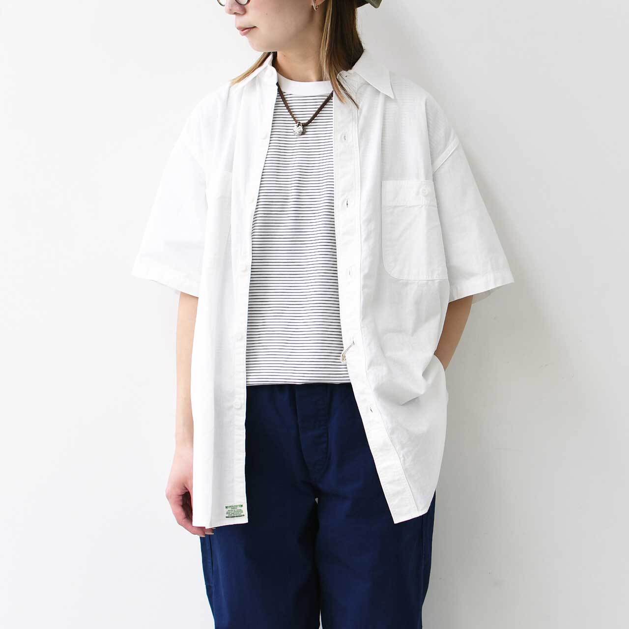 orslow [オアスロウ] SHORT SLEEVE WHITE CHAMBRAY WORK SHIRT