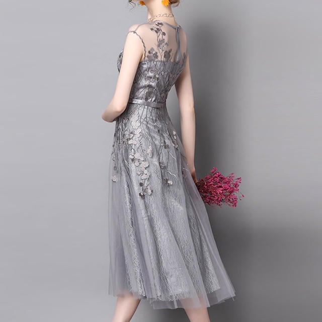 美品【異素材mix／刺繍レース×ボイル】TEN×RON HERMAN／ワンピース 低い 