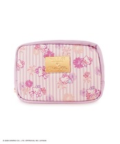 PAUL&JOE ACCESSOIRES × HELLO KITTY : SQUARE POUCH PJKT-P002