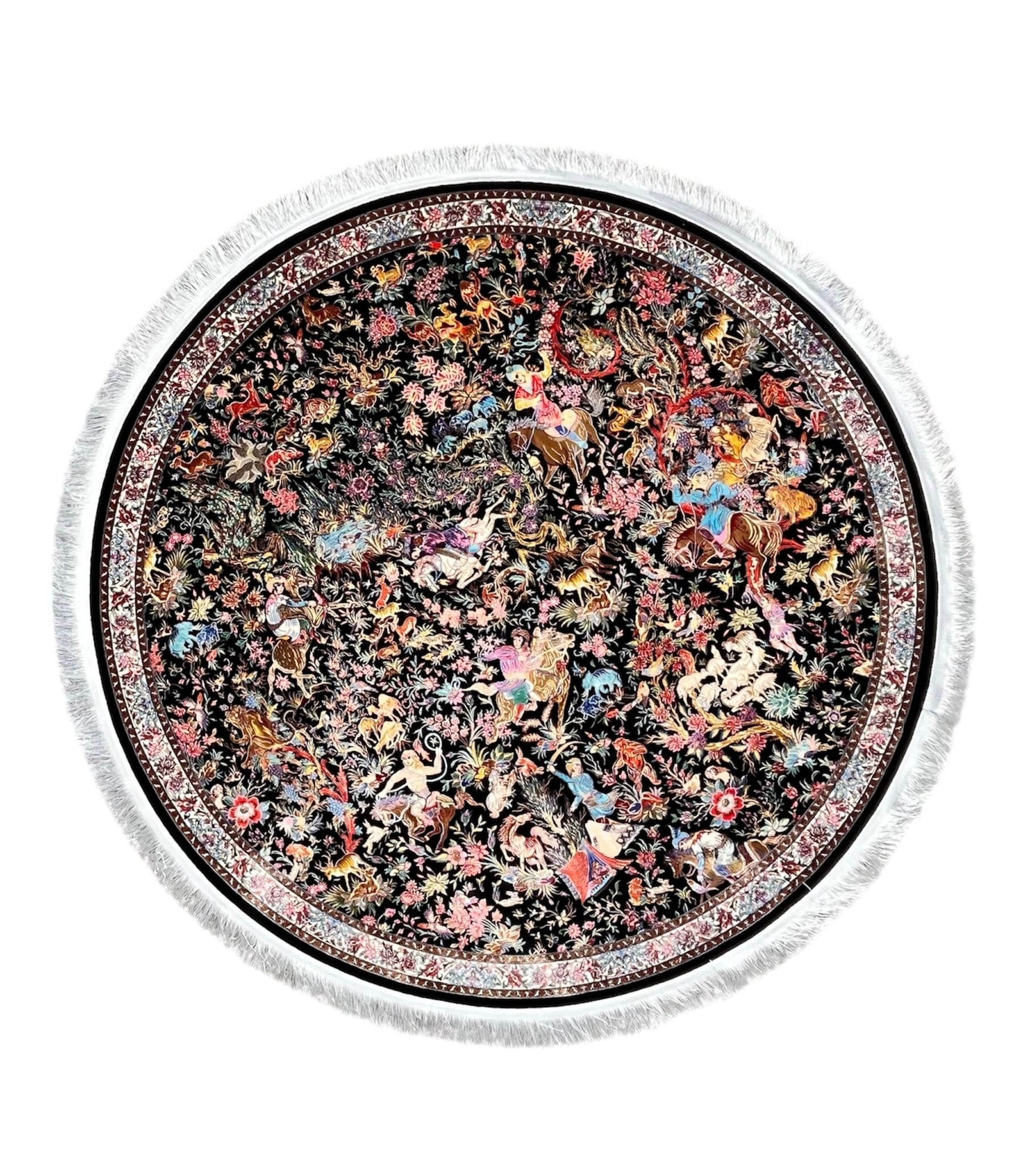 バンブーシルク仕様 高級絨毯【丸1.5m】 | zakurotokyo