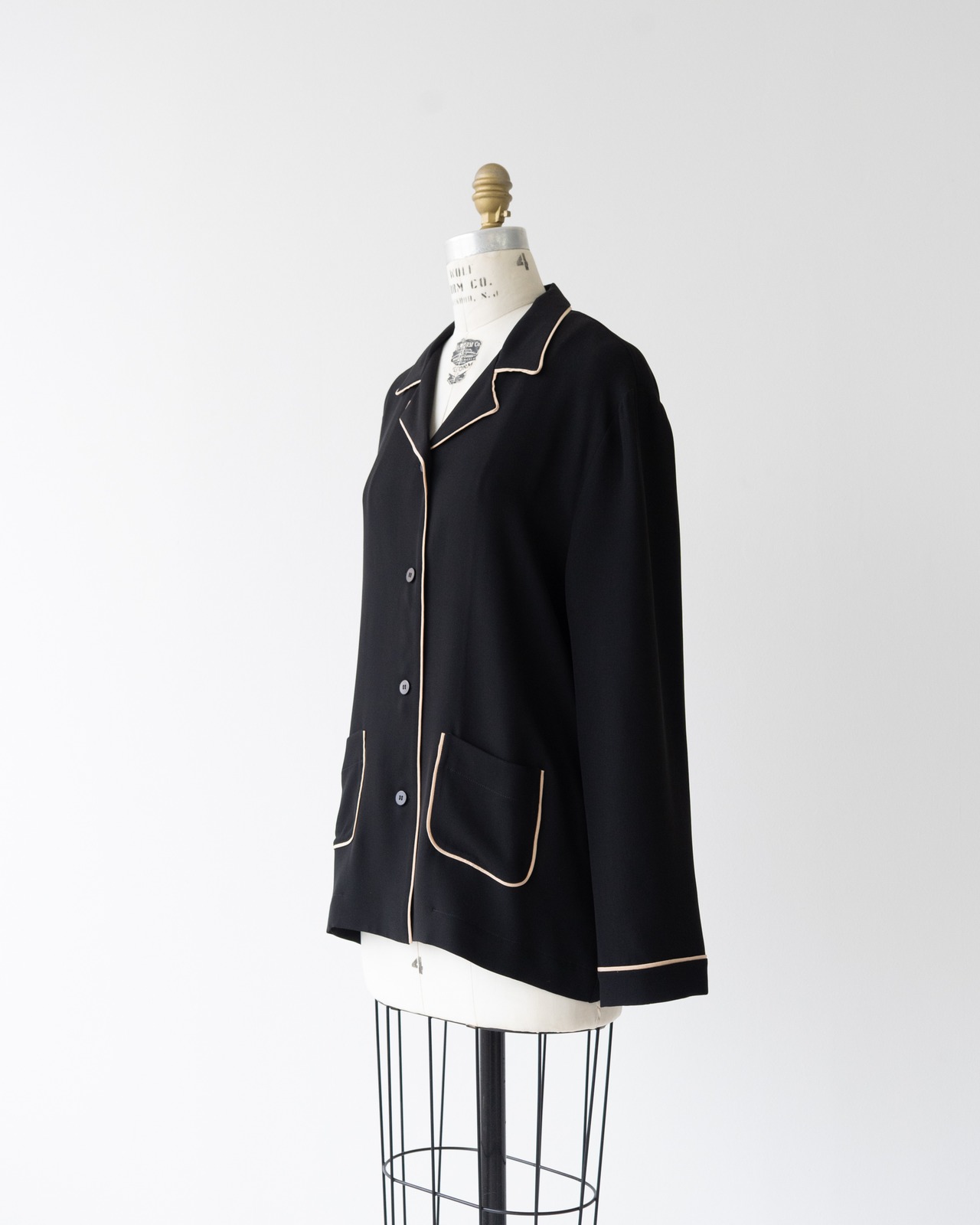 〈valentino〉Piped shirt