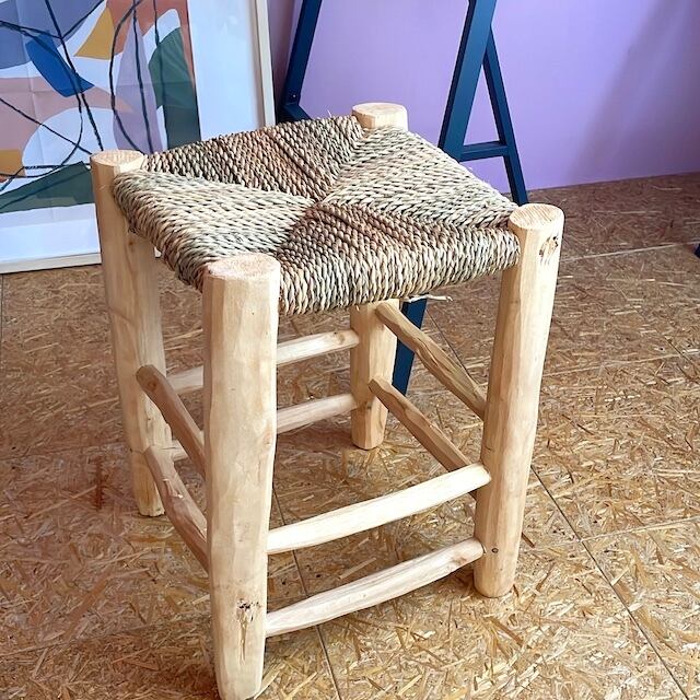 Moroccan wooden chair モロッコ ドーム木椅子 w30×30×h41cm (5)