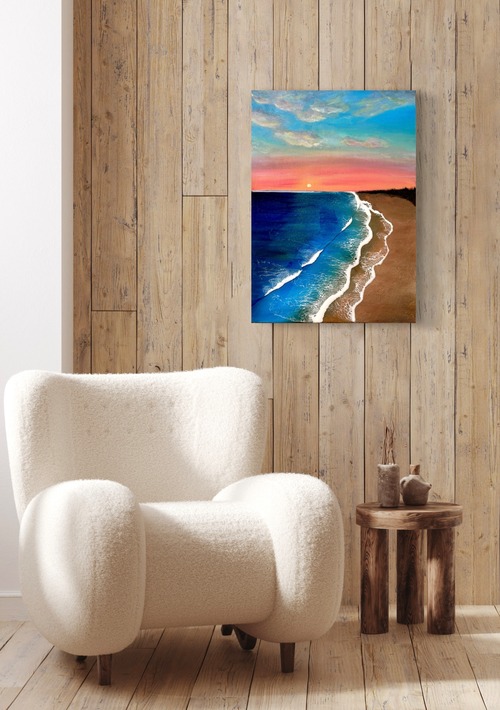 オーダー品『サンセットビーチ』A3