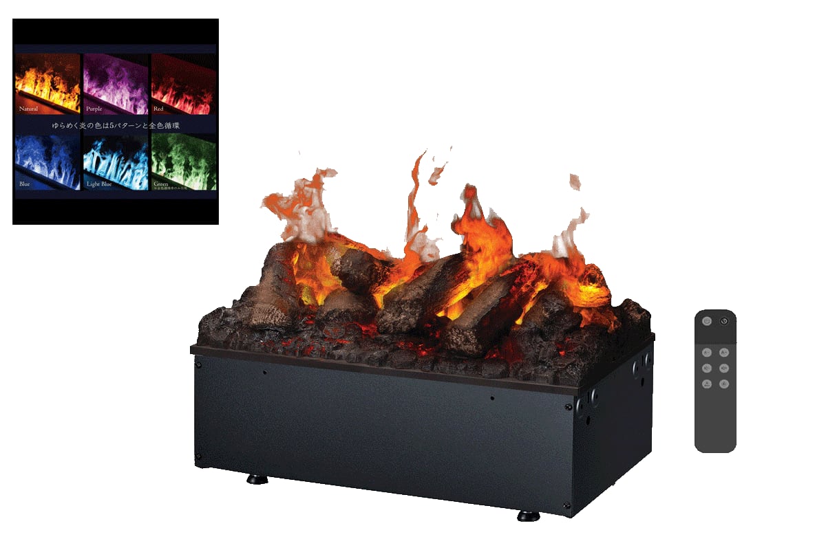 20インチオプティミストカセット 500P-RGB本体+薪セット1台 / ディンプレックス / 送料無料 / Dimplex / Opti-myst