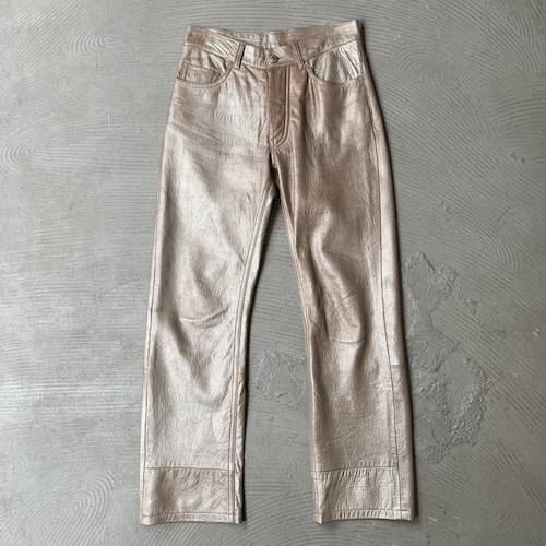 HELMUT LANG / Leather pants (B47)