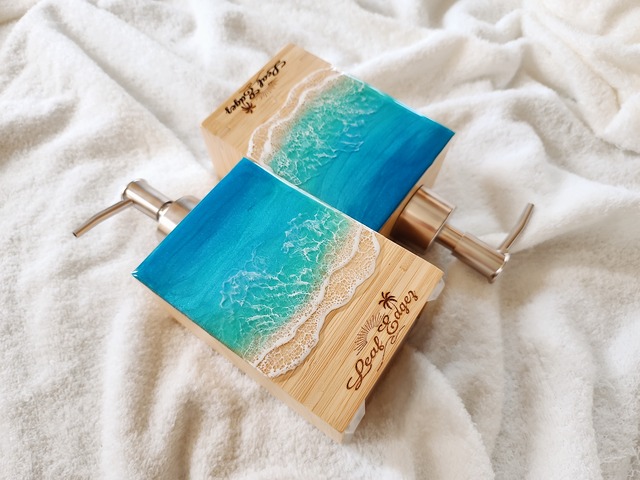 332.オーシャンレジンアート ソープディスペンサー