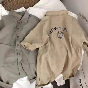 【BABY&KID】秋新作バックプリントオールインワン