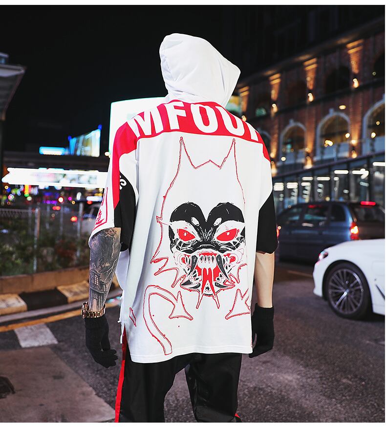 全2色 Tシャツ カットソー プリント カジュアル ストリート 