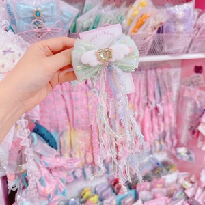 【F7】64-44きらきらリボンヘアクリップ