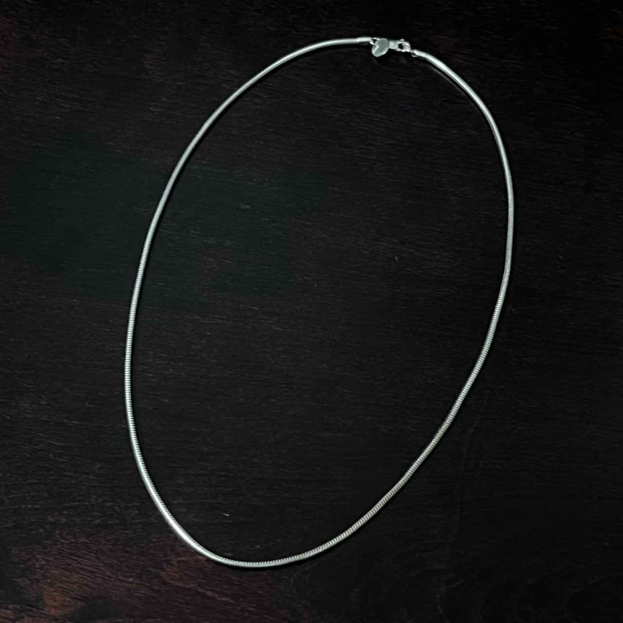 VINTAGE TIFFANY & CO. Snake Chain Necklace Sterling Silver
