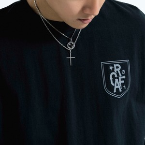 スターレタープリントアメカジロングTシャツ　1088