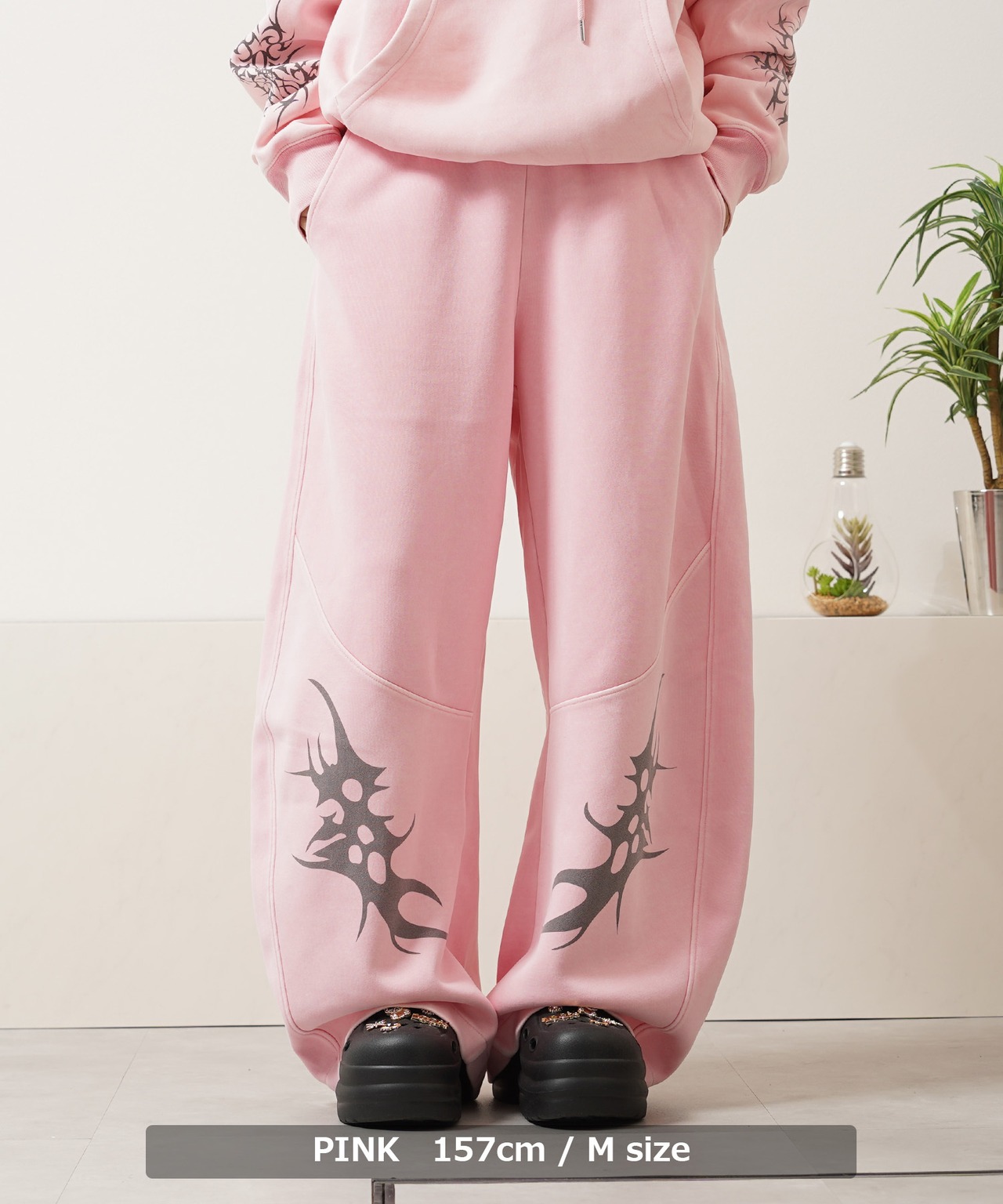 ◆トライバル柄 ピグメントバレルパンツ◆gt-1012162