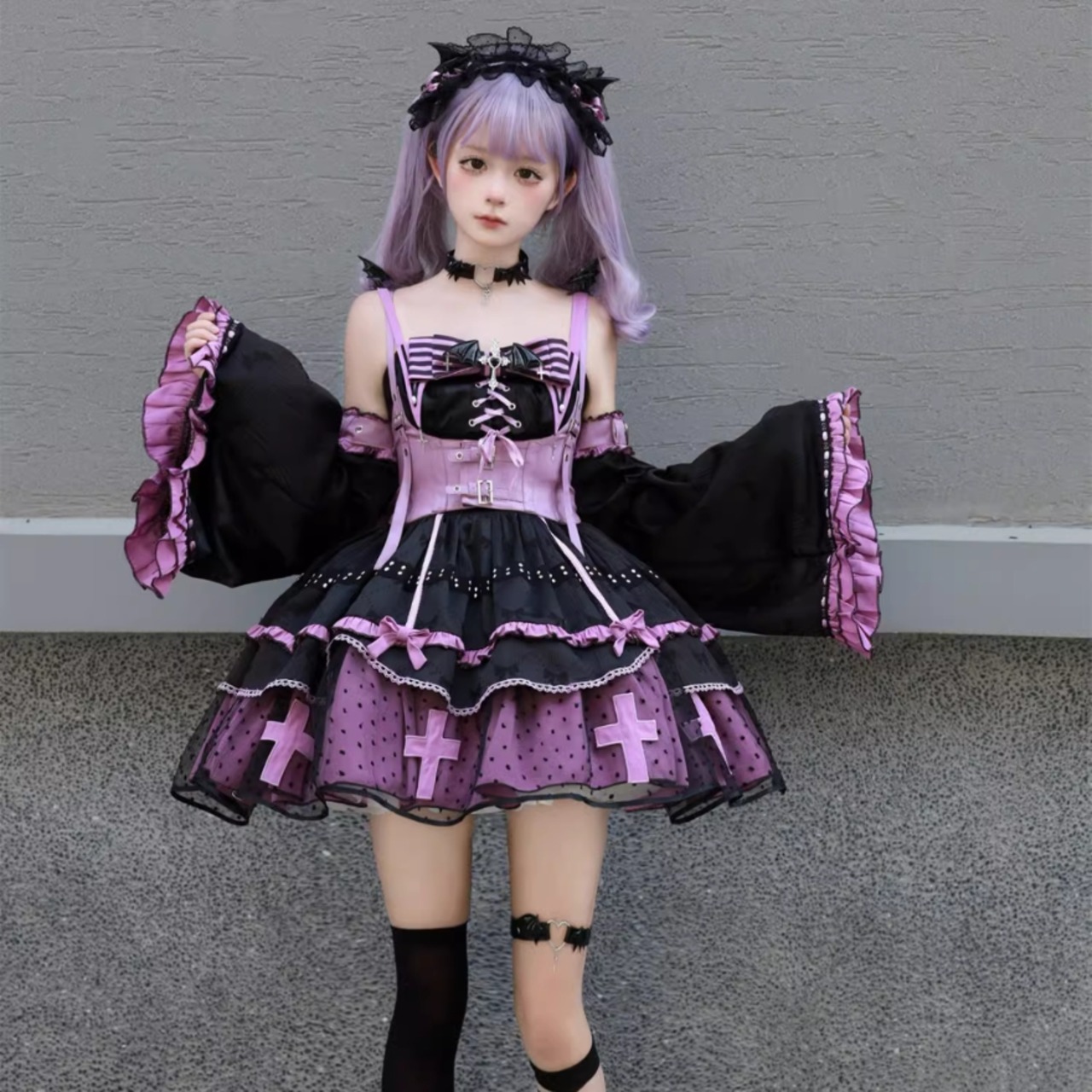 サブカル地雷お洋服セットまとめ売りチョーカー付き