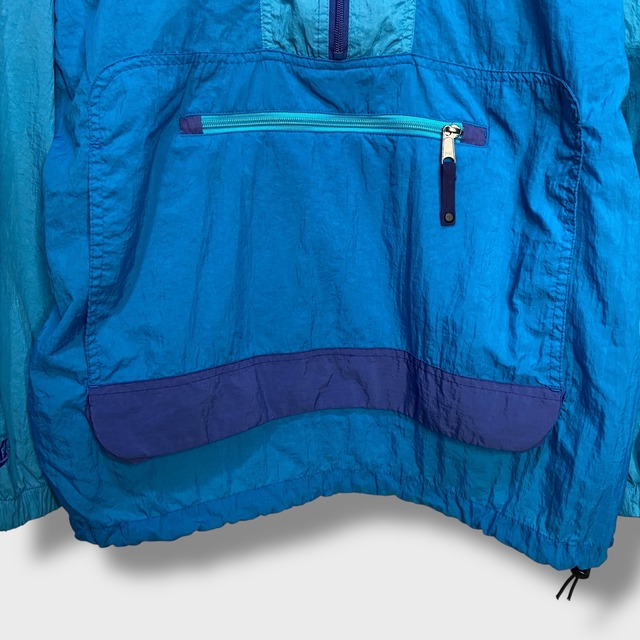 00s NIKEACG ナイキ アノラックパーカー ナイロン ブルー M