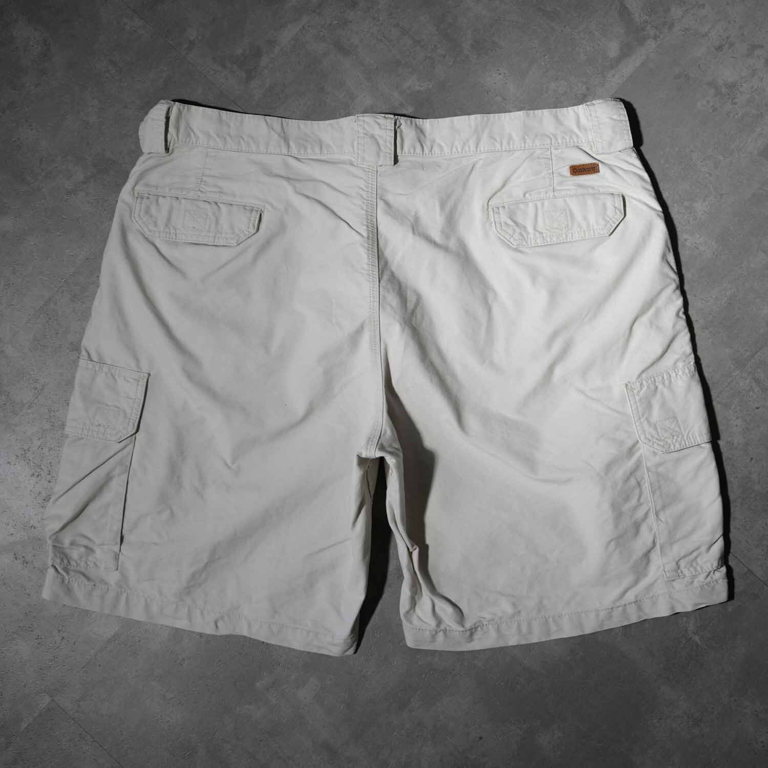 90s POLO Ralph Lauren Chino Cargo Shorts ivory 38 ポロ・ラルフ