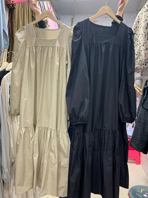 コットンロングワンピース　AJ22262-6836