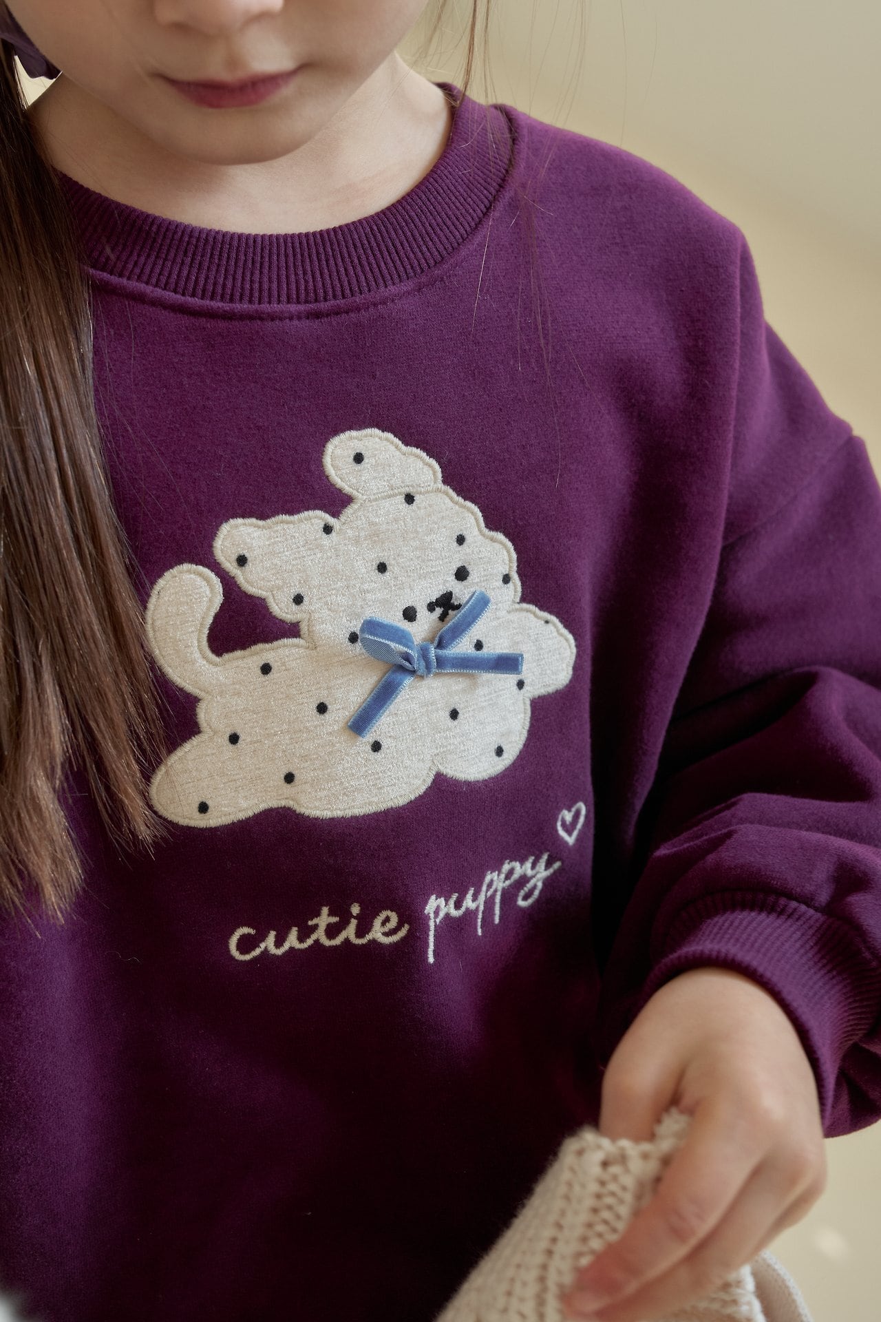 【予約】Puppy Sweatshirt / momo ann
