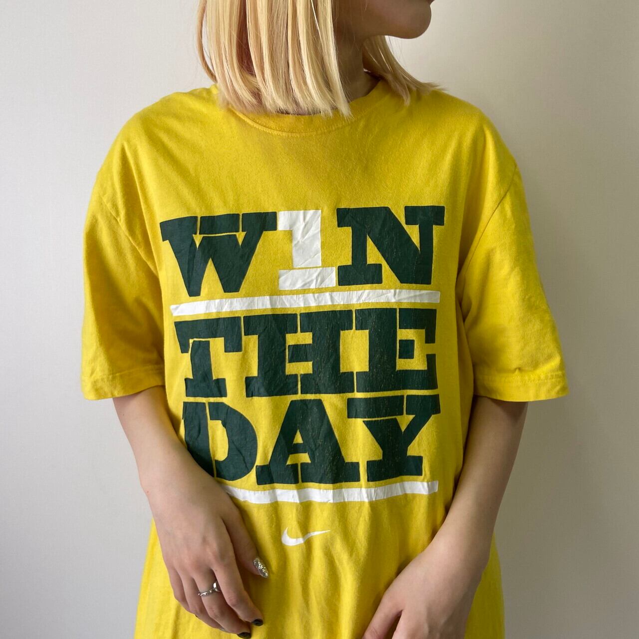 ビッグサイズ NIKE ナイキ ロゴプリント Tシャツ メンズXL 古着 