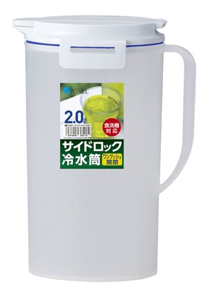 【人気】アスベル ウォーターピッチャーD-202 「ドリンク・ビオ」 ホワイト 8231