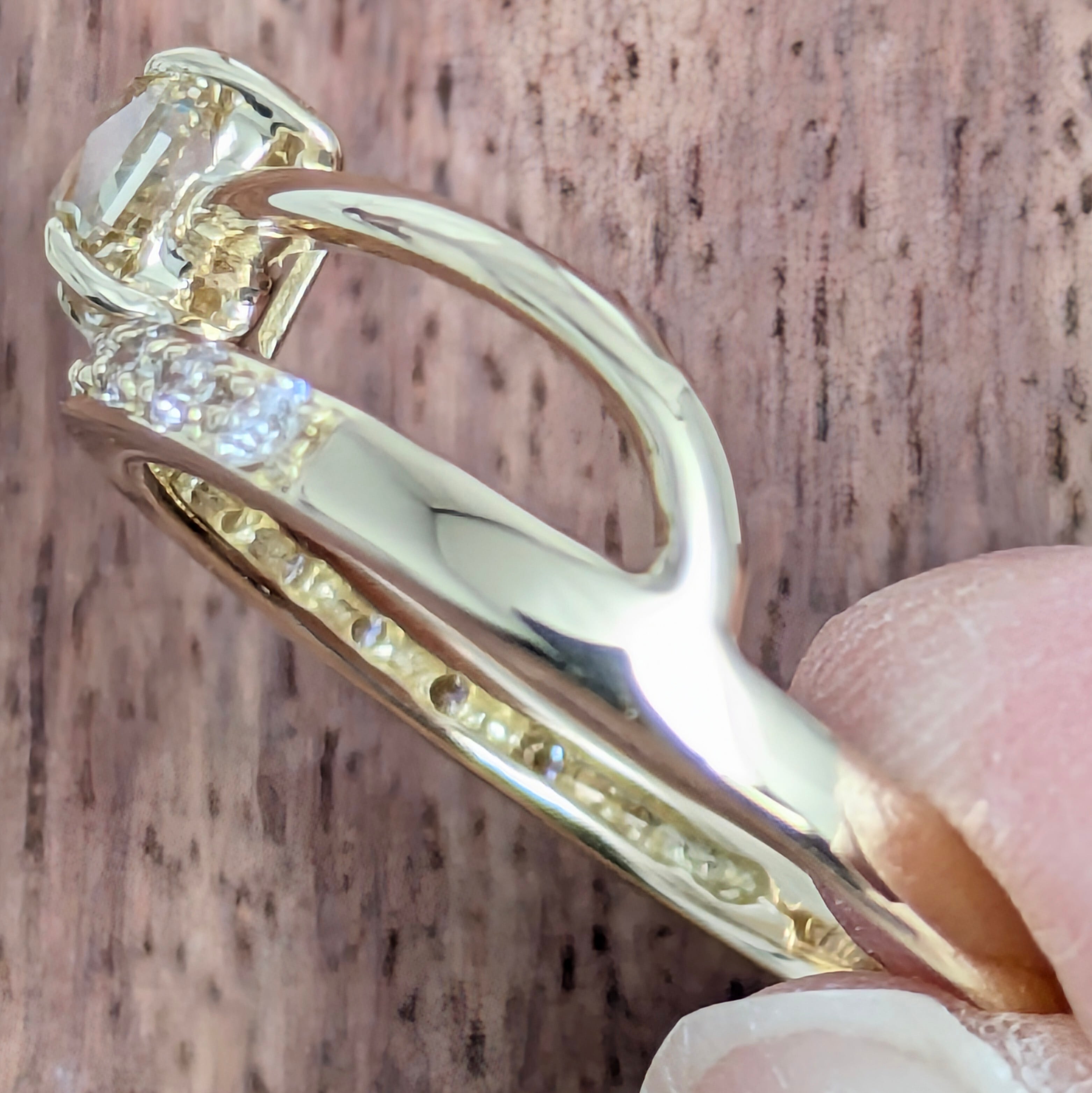 K18ダイヤリング ダイヤモンド 0.462ct ダイヤモンド 0.12ct