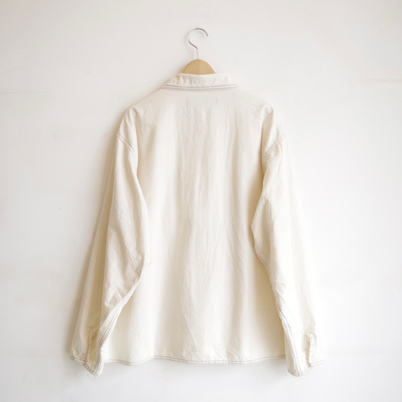HATSKI  Faux Pullover Denim Shirt