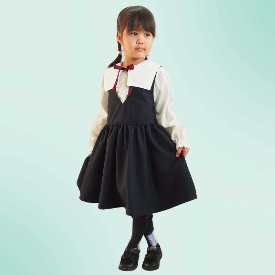 cent fleurs キッズジャンパースカート型紙 120サイズ MK-003-120D