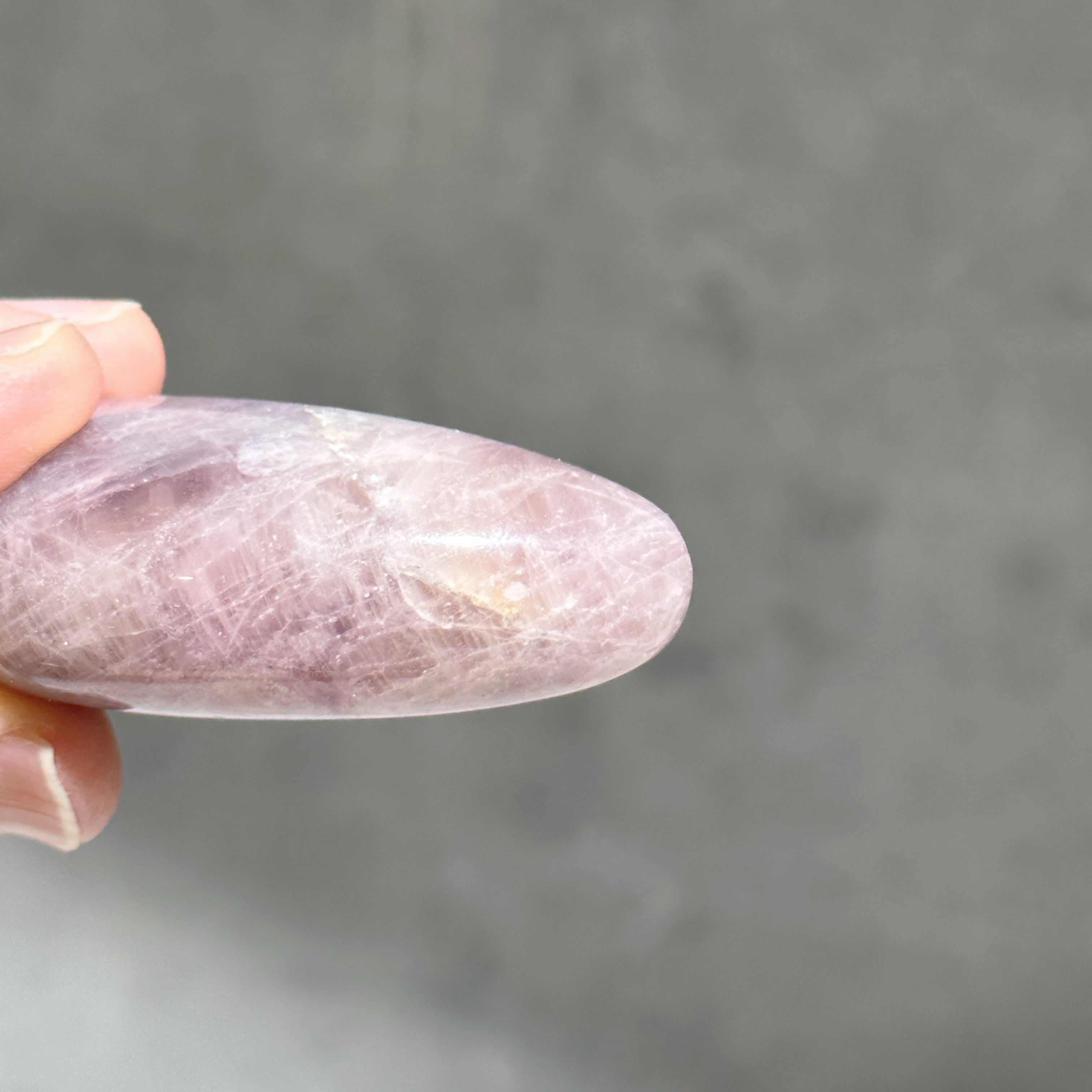 パープルローズクォーツ パームストーン12◇Purple Rose Quartz