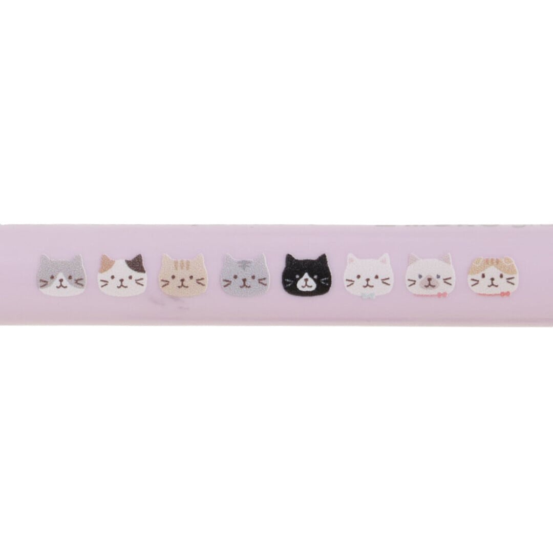 猫シャープペンシル(ふくふくにゃんこMONO消しゴム搭載シャーペン0.5mm