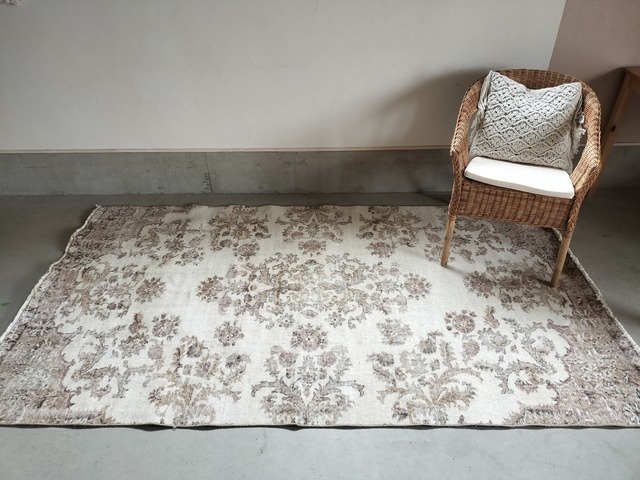 Turkish small rug 112✕53cm No.414