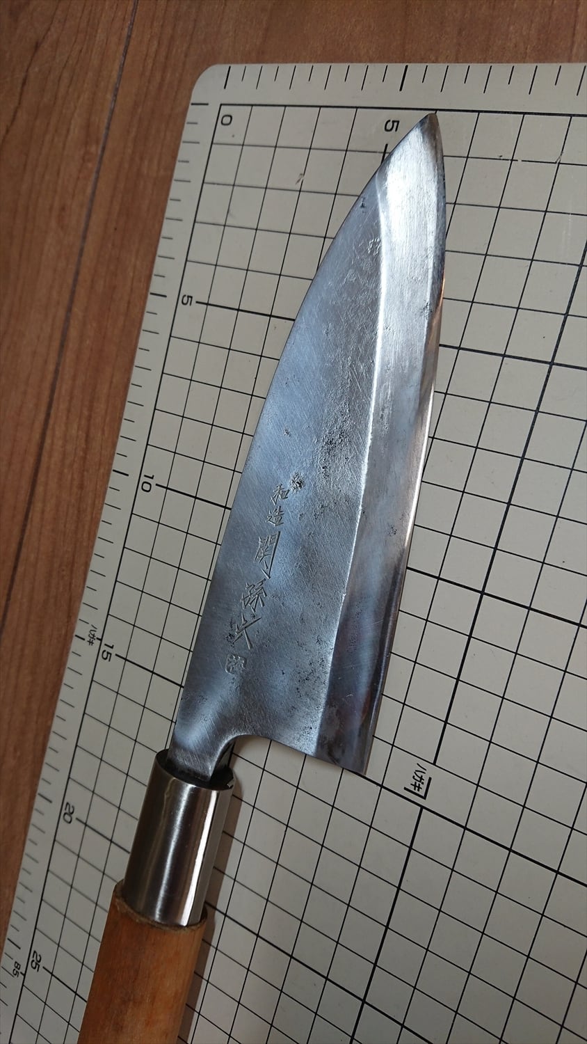 出刃包丁 関孫六 梅 刃長約150mm 中古o332+2特典 | 奄美テック 出刃包丁 関孫六 梅 刃長約150mm 中古o332+2特典 | 奄美テック