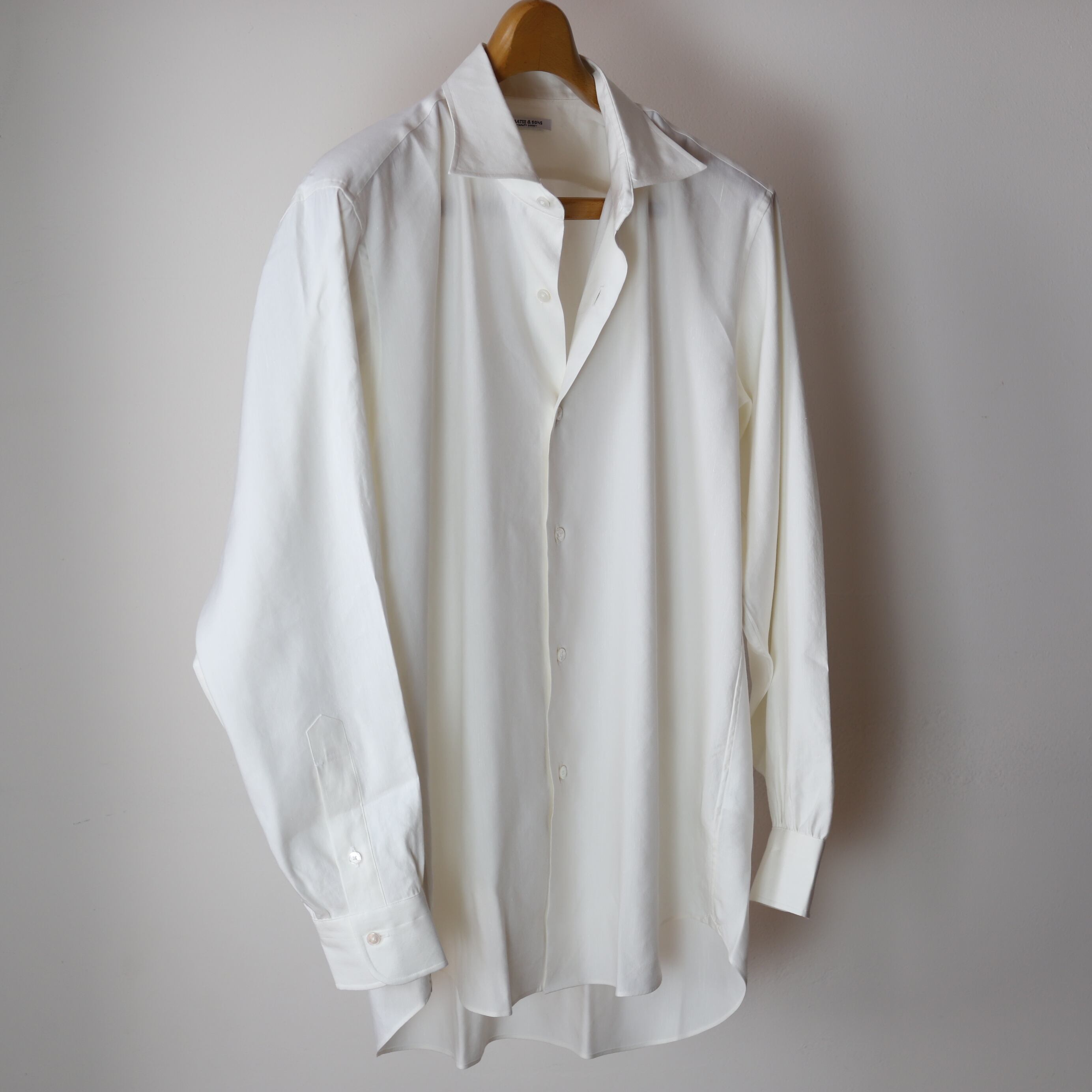MAATEE&SONS / SEMI WIDE SPREAD SHIRTS 極HEMPSILK | TIBETAN MARKET