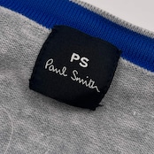 Paul Smith ポールスミス 長袖 コットン ニット カーディガン XL/グレー レディース