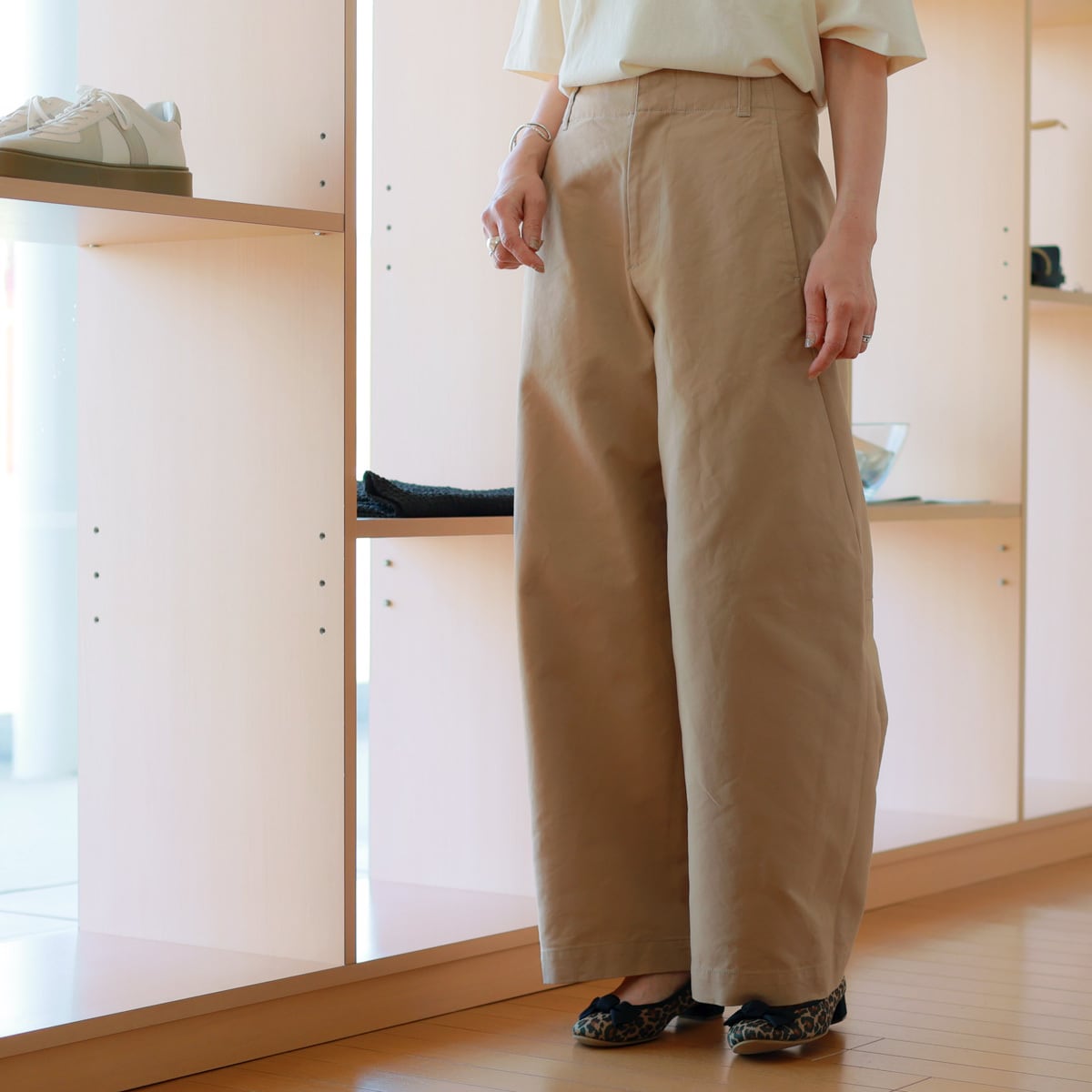 Munich (ミューニック) オーガニックコットン バレルパンツ
