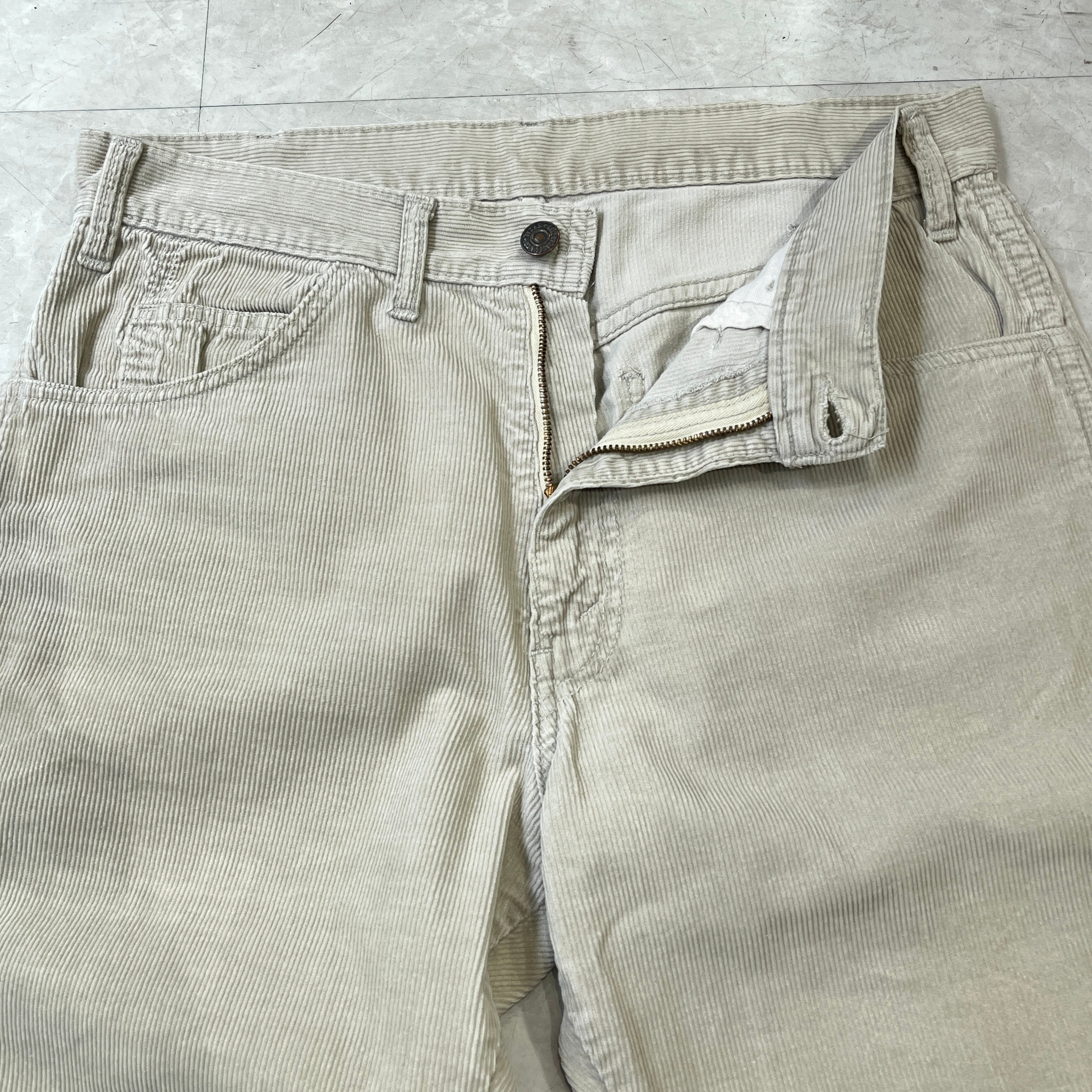 パンツ 60s 70s Levi's 518 Big E Corduroy Pants 60s-70s LEVI'S / BIG-E 518 CORDUROY PANTS BLACK OLD VINTAGE