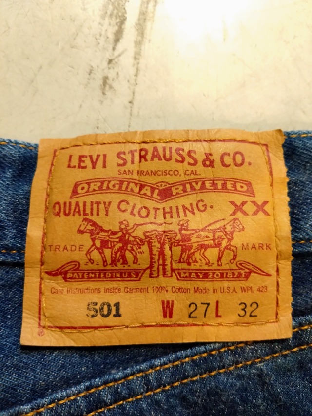 米国製LEVI'S501/W27L32/リーバイスアメリカ古着デニムジーンズジーパン