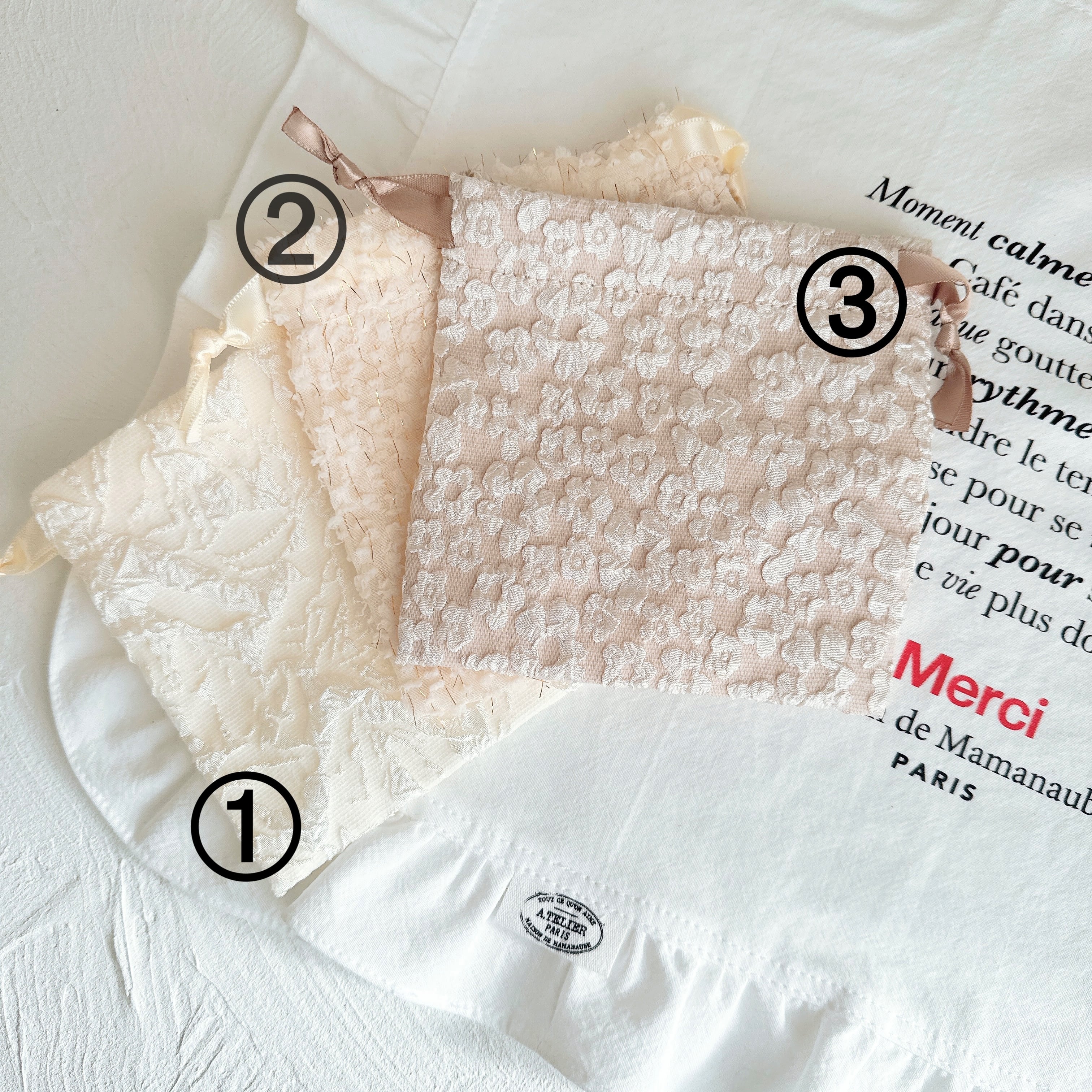 プレント用アクセサリー巾着