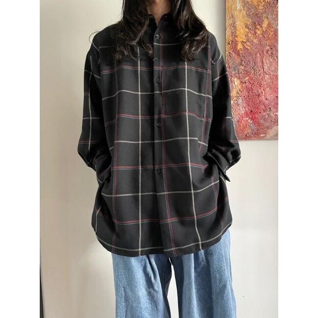 SHINYAKOZUKA HIS SHIRT (BLACK) 2202SK47 | IAAAM ONLINE STORE