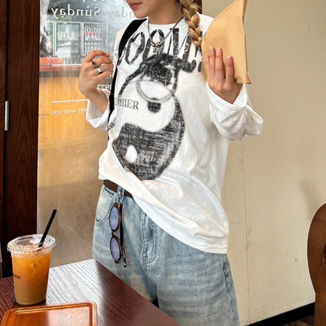 vintage design tee　ヴィンテージデザインティー　J0373