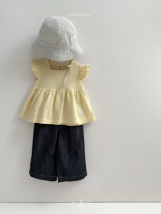 〘予約〙atomeme / Rib Waffle T-shirt