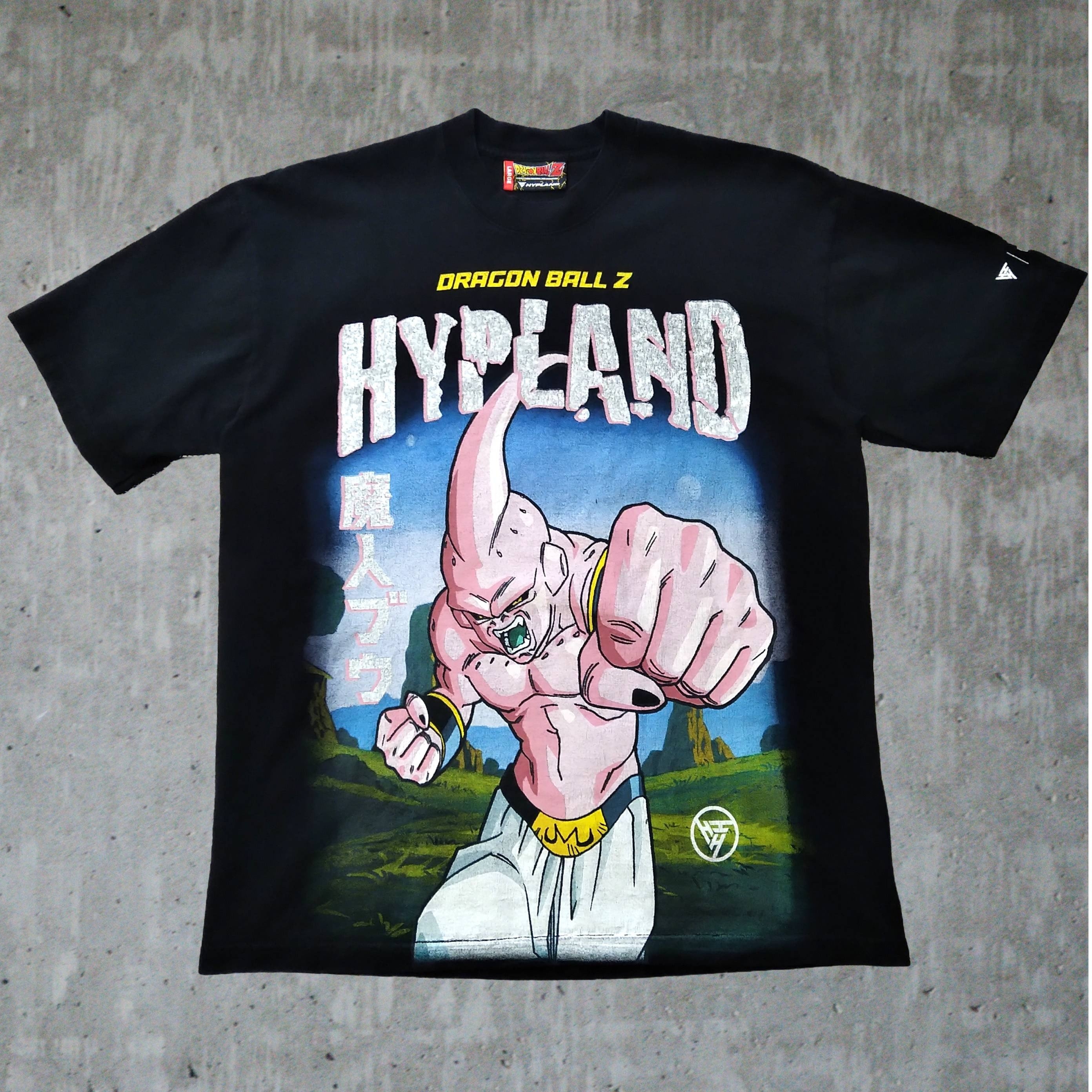 古着 ドラゴンボールZ Tシャツ L 黒 魔人ブウ アニメ hypland * | GOLD