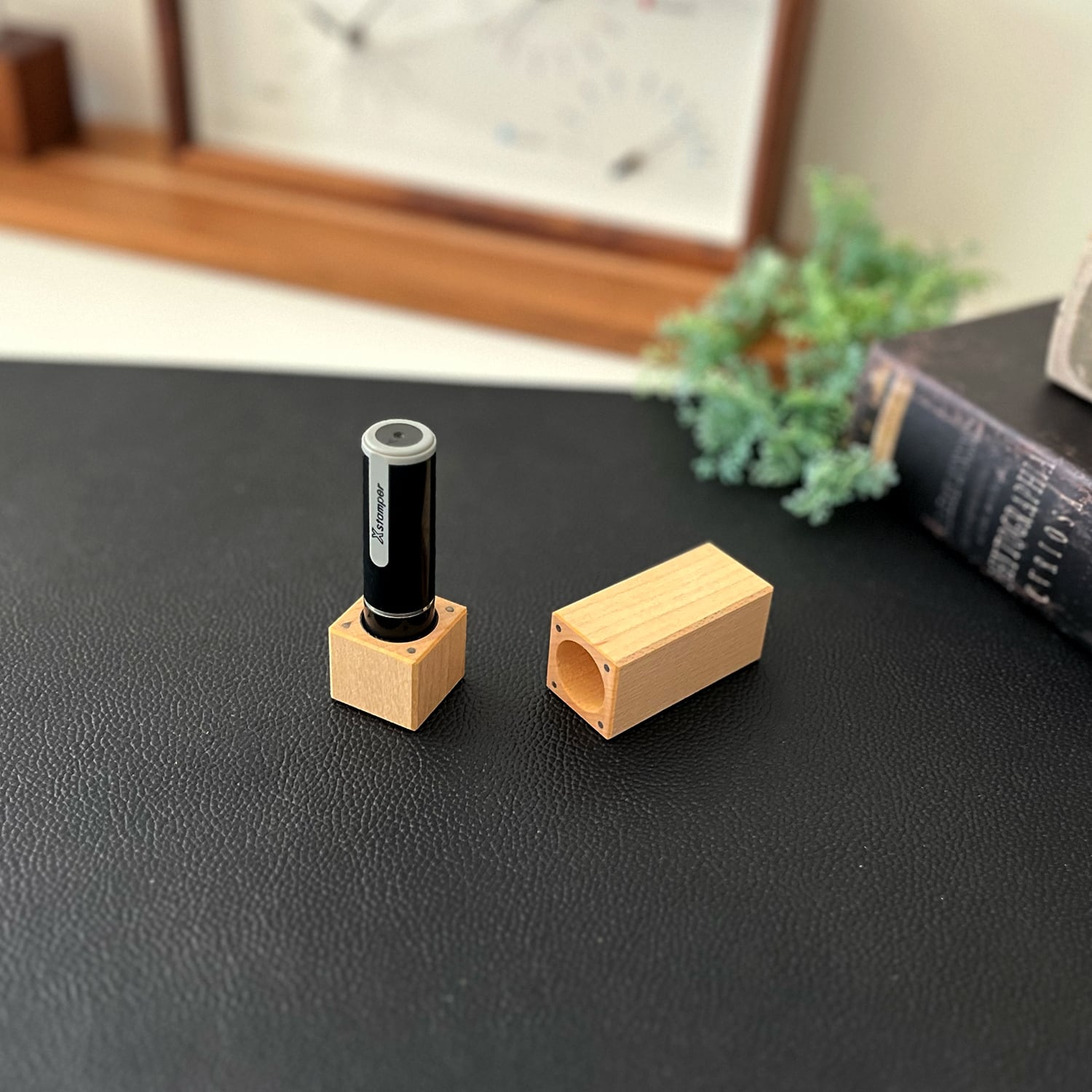 KATOMOKU 印鑑ケース シヤチハタ ネーム9用 H.メープル km-77HM | 加藤