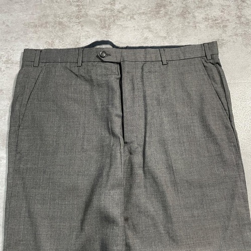 90s ARMANI COLLEZIONI gray slacks 詳細写真5
