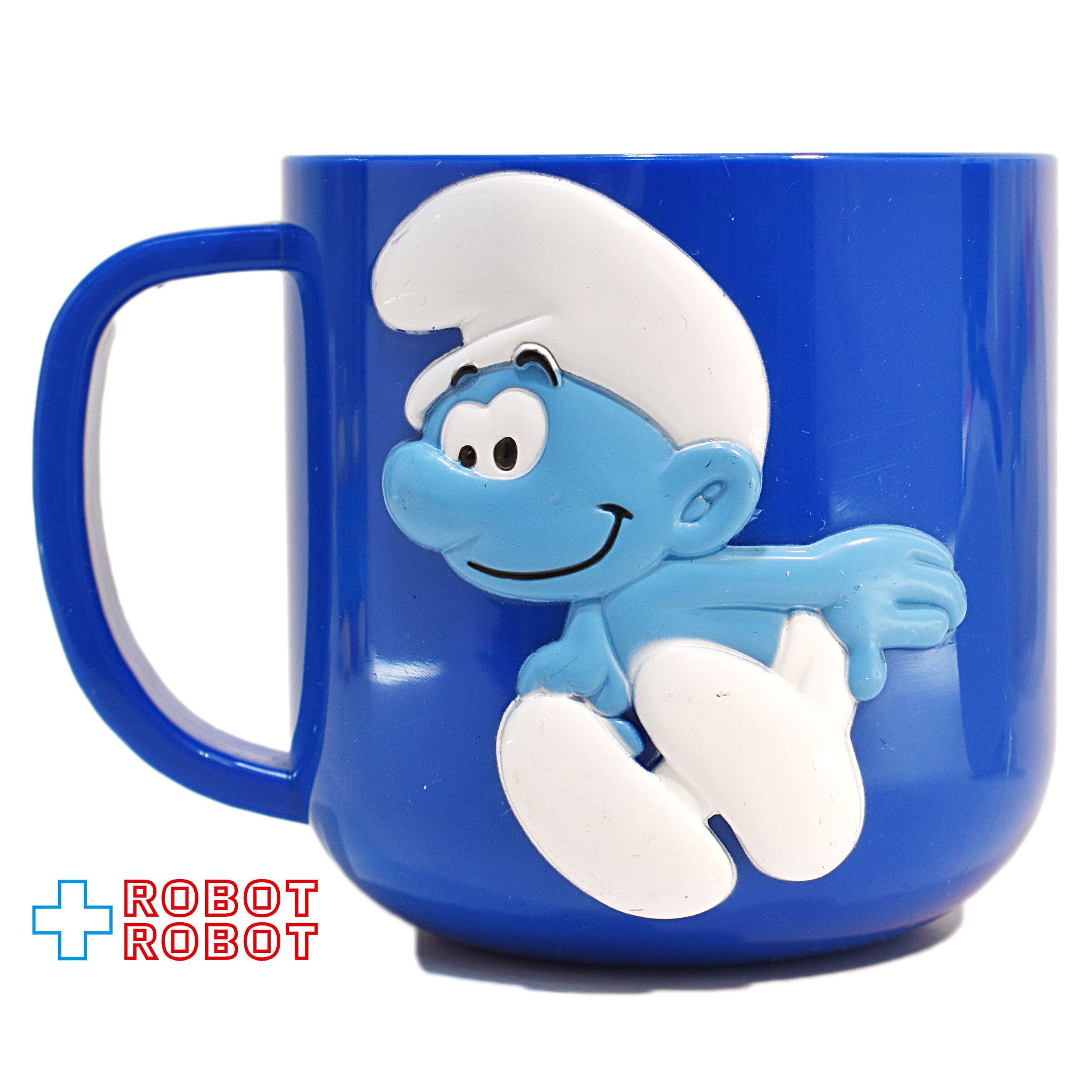 スマーフ　Smurf　フェイスマグ　マグカップ　3D　アメトイ　アメリカ雑貨 スマーフ プラスチック マグカップ | ROBOTROBOT