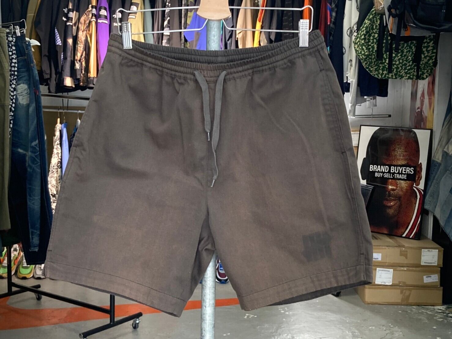UNDEFEATED 21SS WASHED TWILL SHORT LARGE BLACKWASHED 26409 | BRAND 