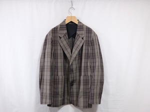 Men’s STUDIO NICHOLSON”SOFT TAILORED JCKET TECH MAADRS CHECK MULTI”