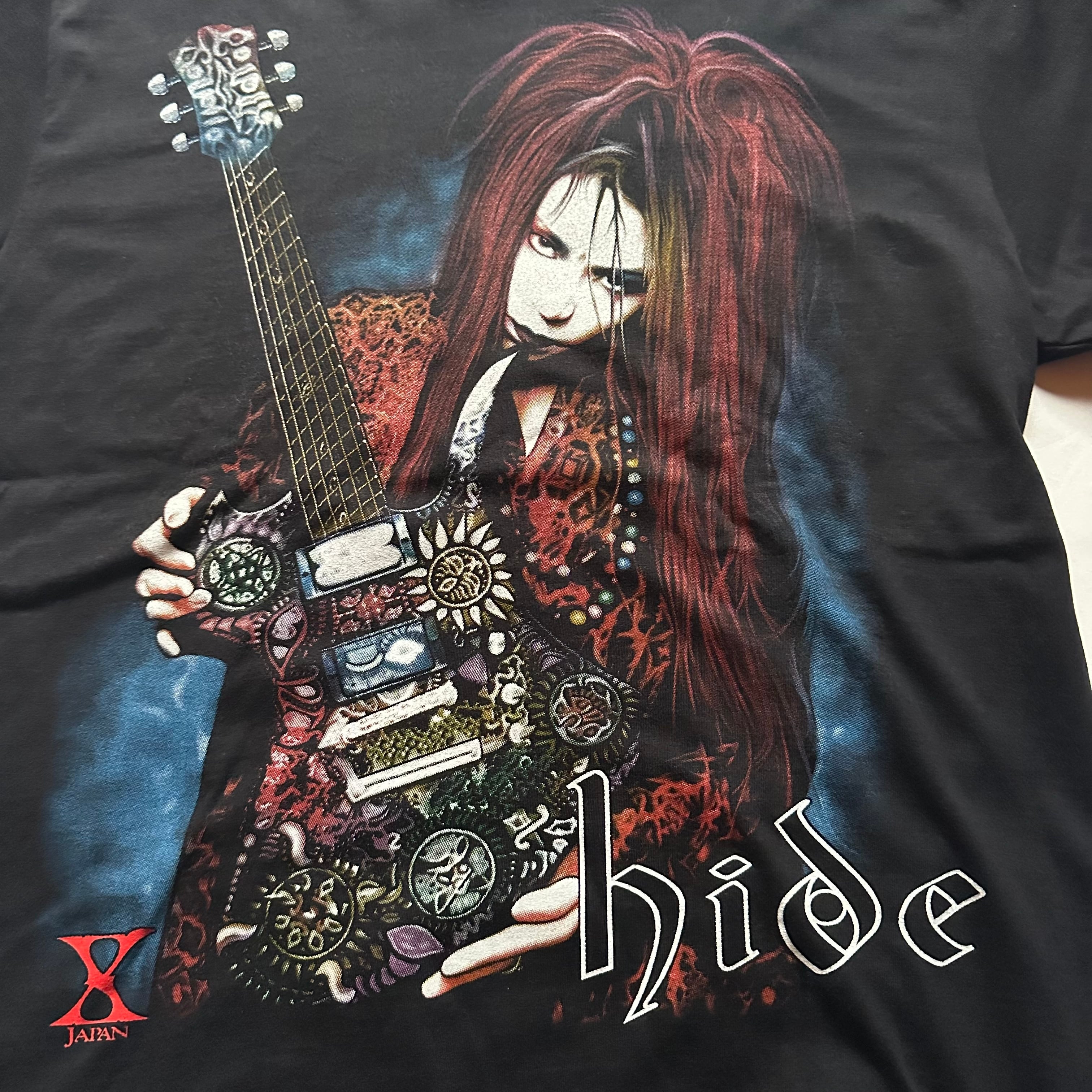 90's X JAPAN HIDE T-SHIRT BOOTLEG DEAD STOCK